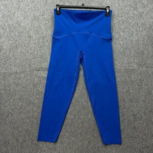 Spanx SPANXshape Booty Boost 7/8 Leggings Women's Size XL Blue Activewear